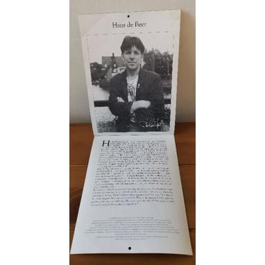 Hans de Beer絕版插畫2001年年曆，北極熊和他的朋友們-細節圖2