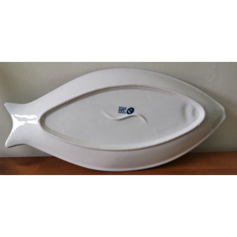 漂亮的魚盤，外圈長度約35公分-細節圖2