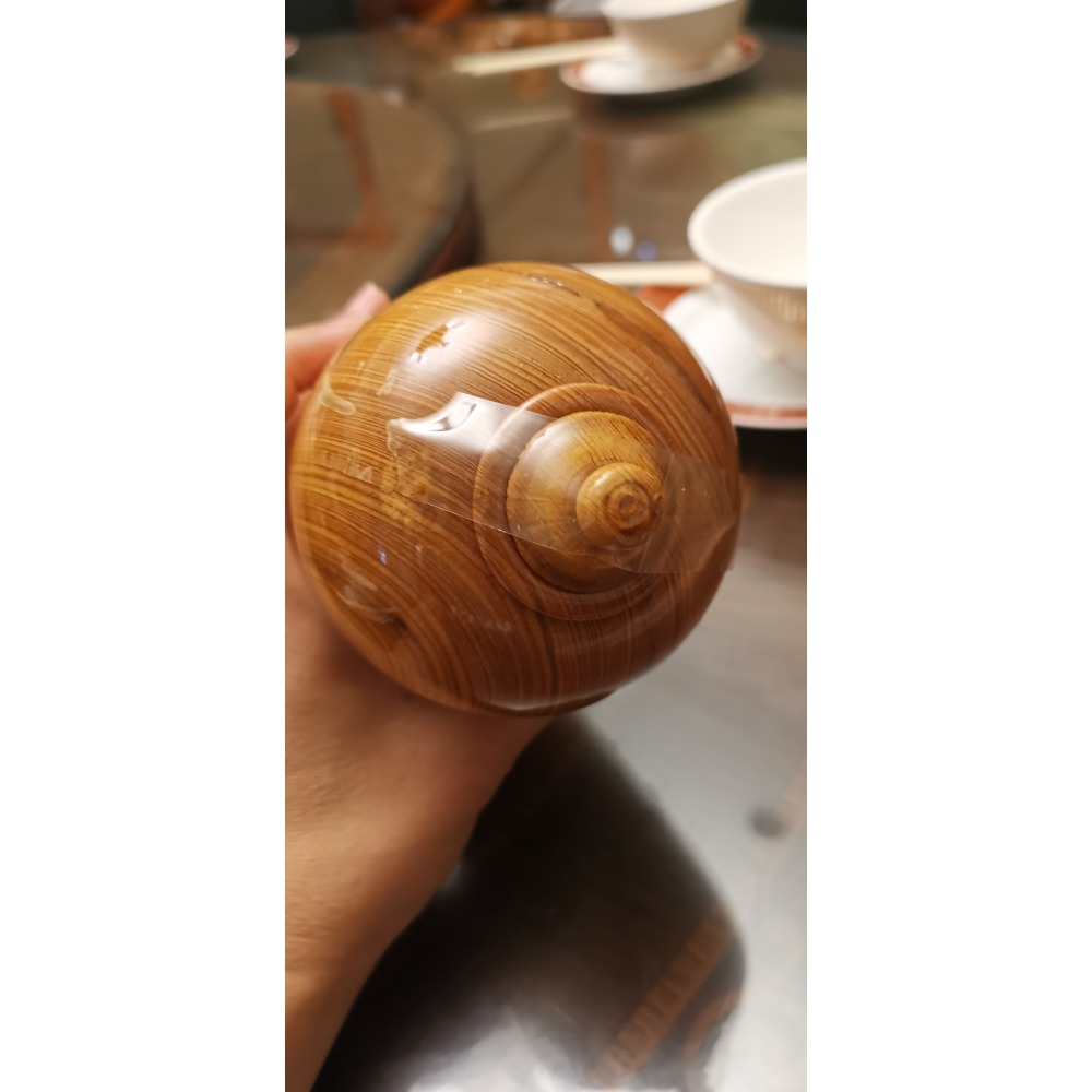 原木圓長柱型聞香瓶，周長約27公分，高度約21公分-細節圖4