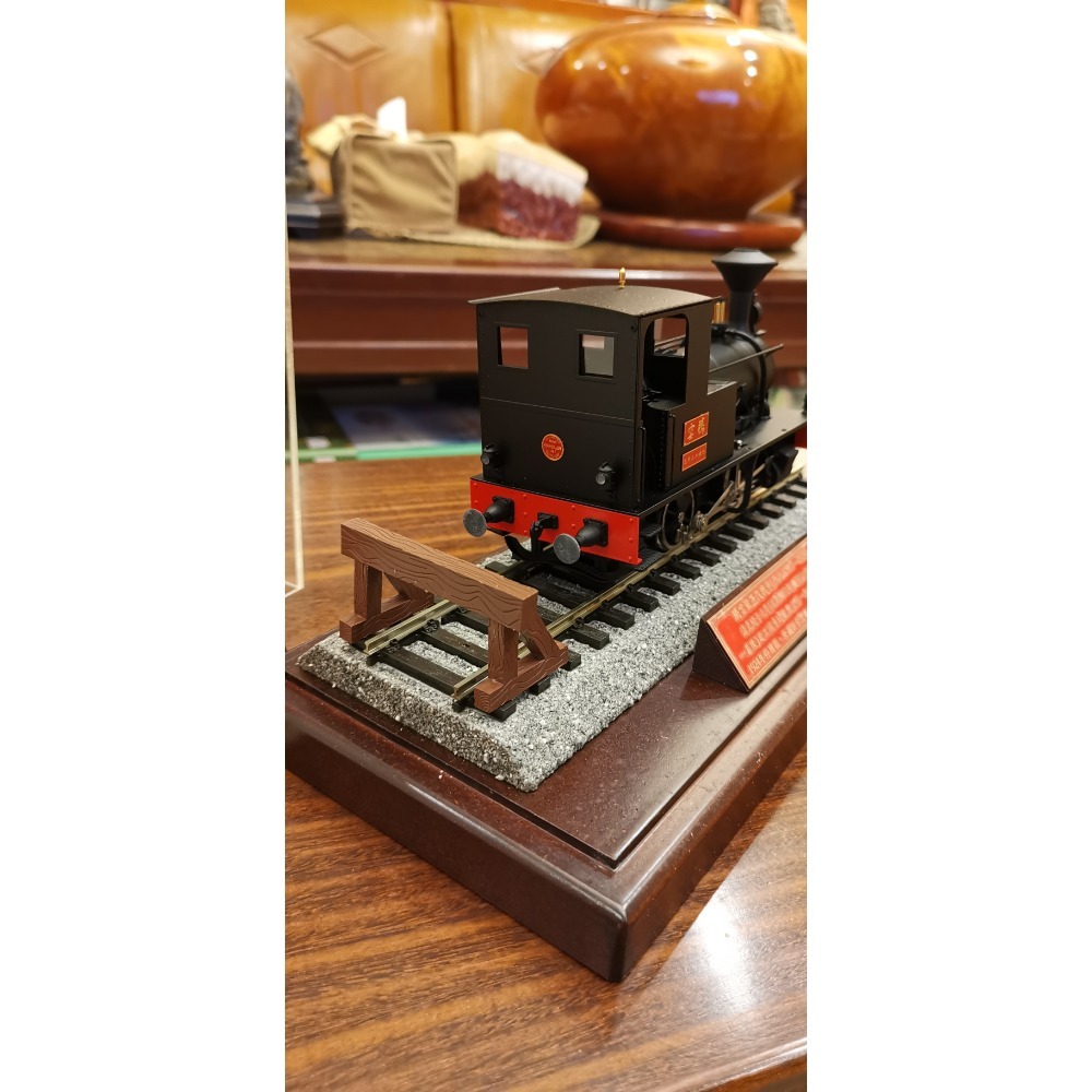 只限臺中市神岡區面交！限量版騰雲號蒸汽機車模型，帶證書0378號-細節圖2