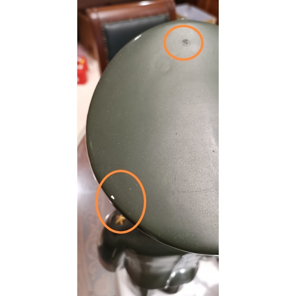 二手大型陶瓷公仔，憲兵隊長，高度大約52.5公分，只能用中華郵政寄送-細節圖7