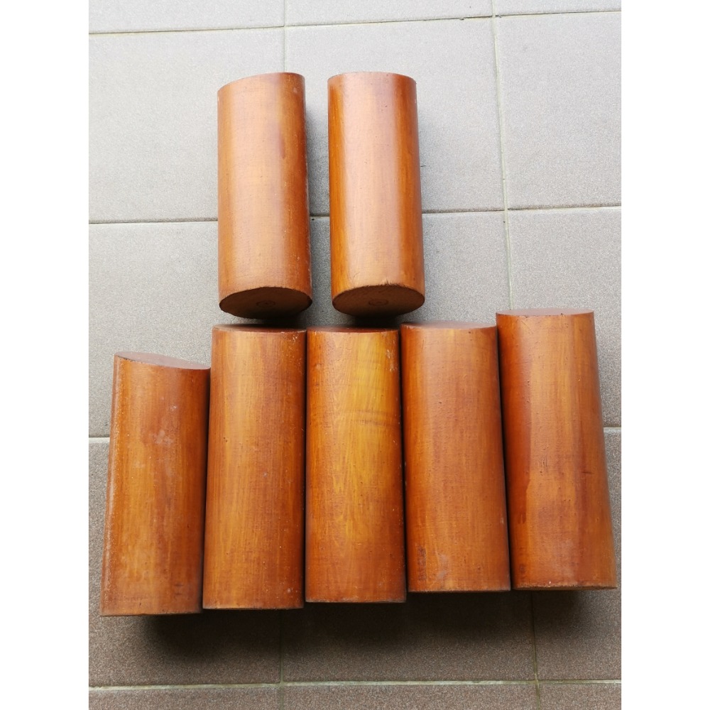 樓梯扶手裝修剩料，原木圓柱七根一起賣-細節圖2