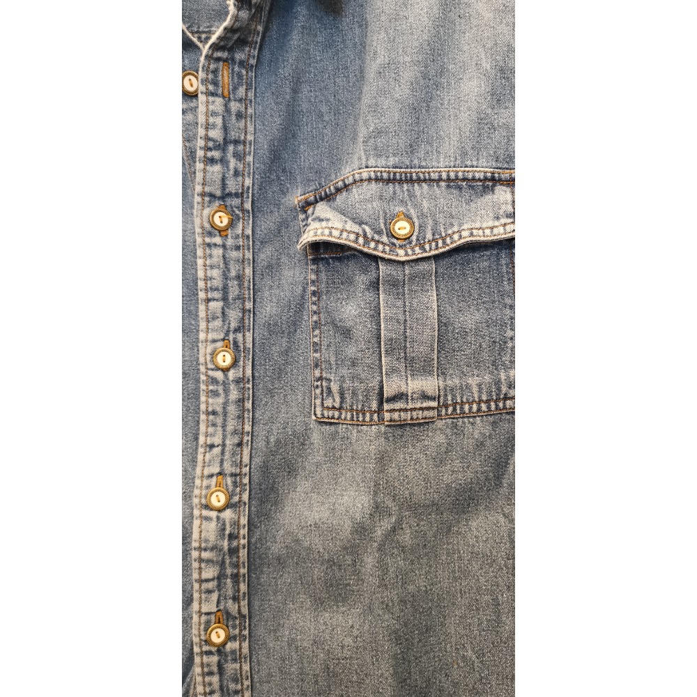 二手Edwin男士牛仔布長袖上衣-細節圖3