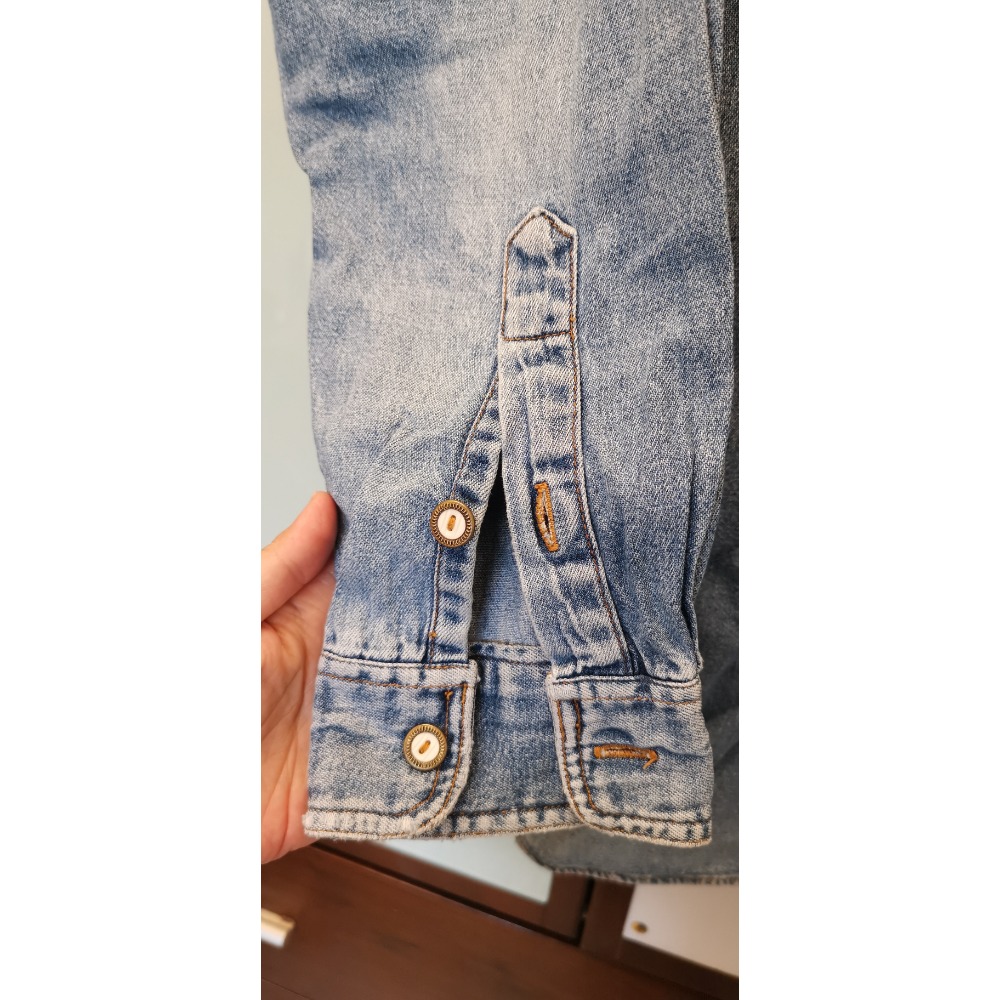 二手Edwin男士牛仔布長袖上衣-細節圖4