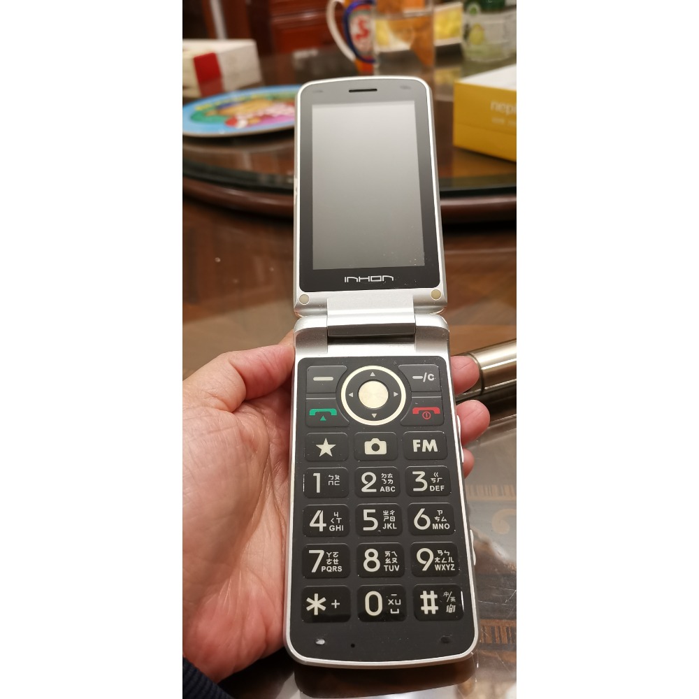 二手故障零件機，INHON L30金色折疊機，無電池和電源線-細節圖3