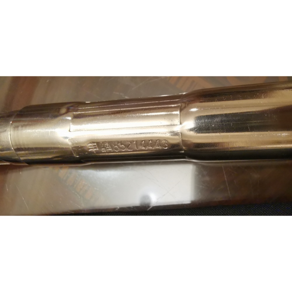 二手商品，不銹鋼經絡敲打棒+木質穴位按摩棒，兩款合售不拆賣-細節圖2