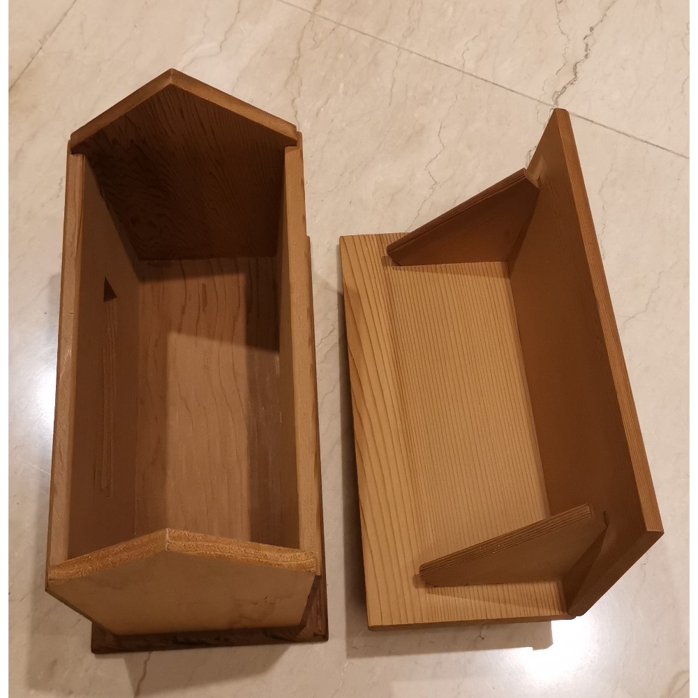 二手商品，木屋造型面紙盒-細節圖3