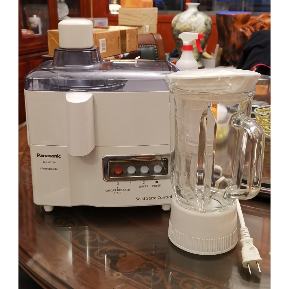 幾乎全新，Panasonic MJM171P果汁機 droptocash