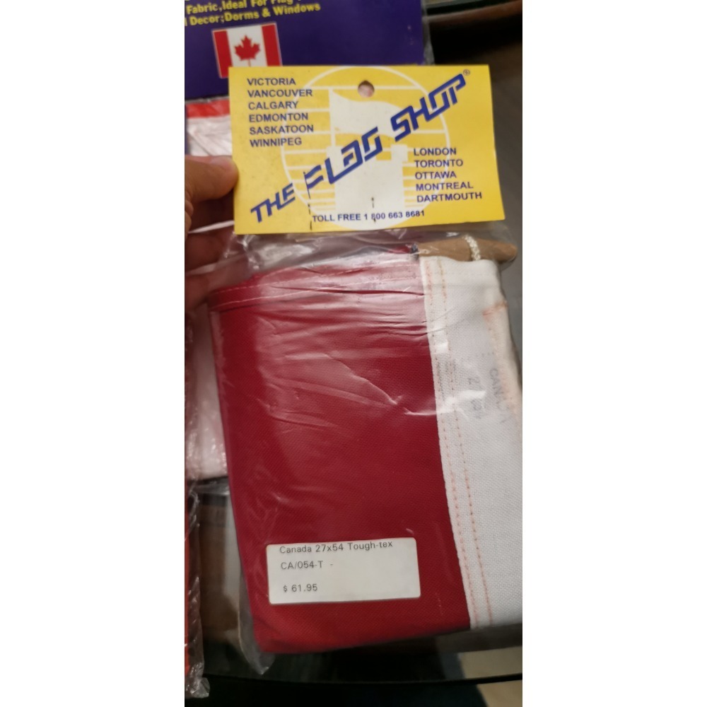全新商品，加拿大國旗四條，打包出售不拆賣-細節圖2