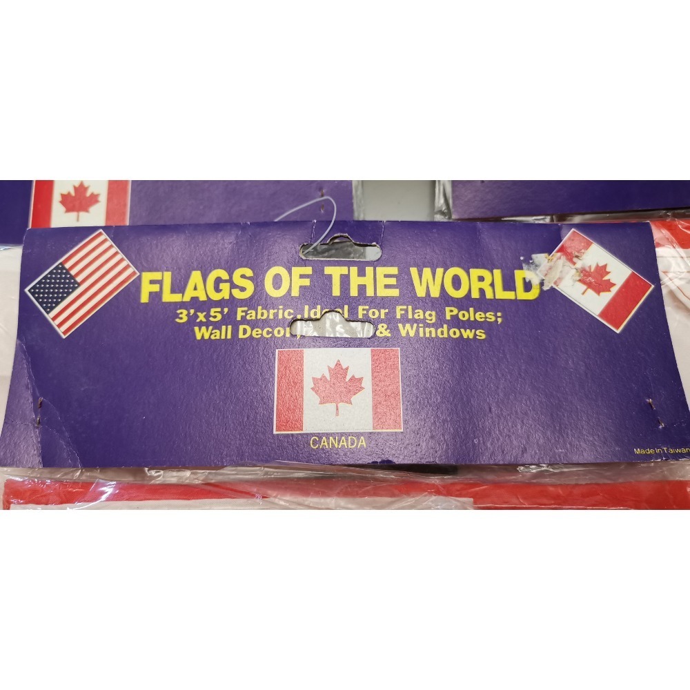 全新商品，加拿大國旗四條，打包出售不拆賣-細節圖3