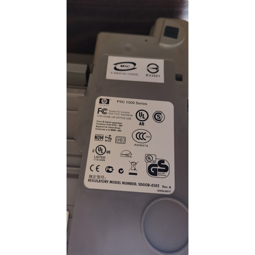 二手商品，HP PSC 1510 all in one列表機，沒有電源線-細節圖3