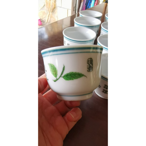 二手古早中式茶杯，十個茶杯打包一起賣