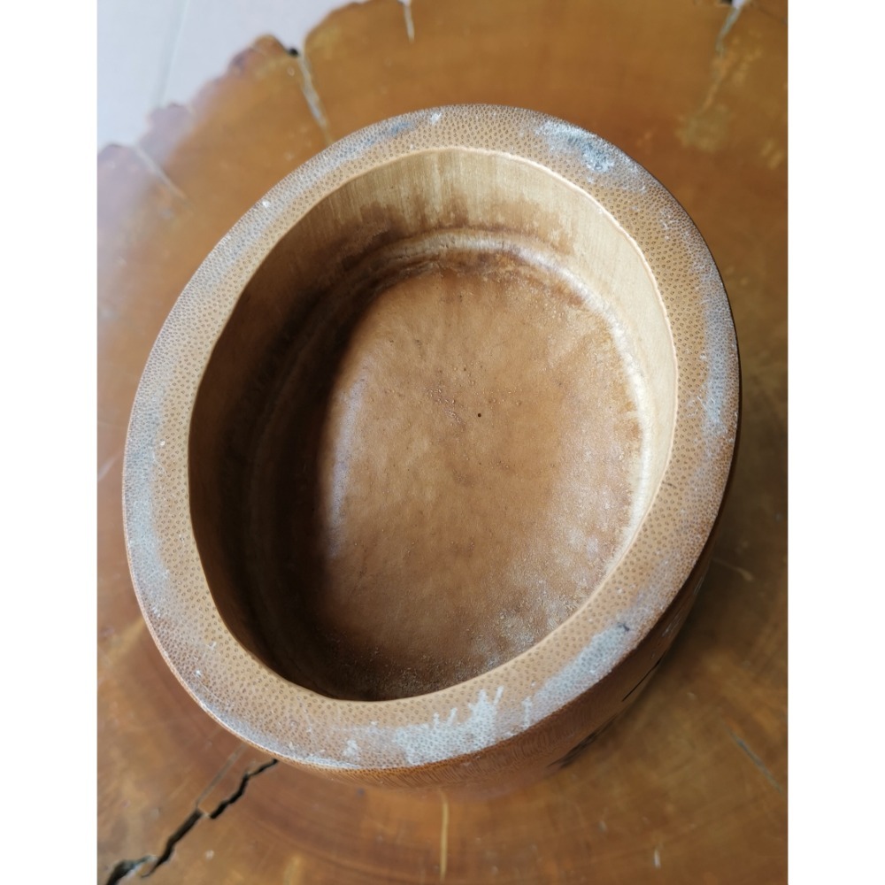 二手商品，竹製筆筒，兩個打包一起賣-細節圖4