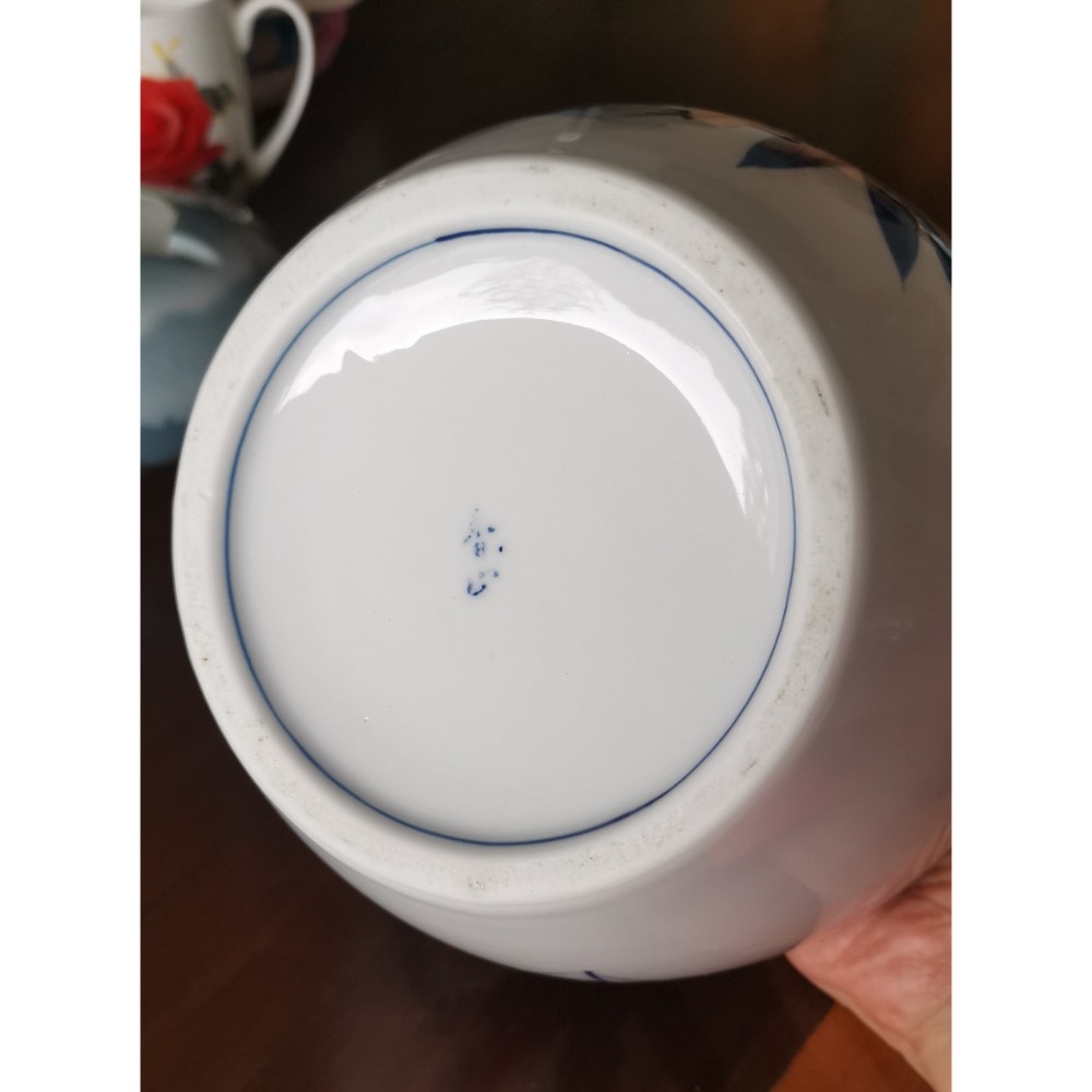 二手餐具，竹葉圖案佛跳牆盅-細節圖3