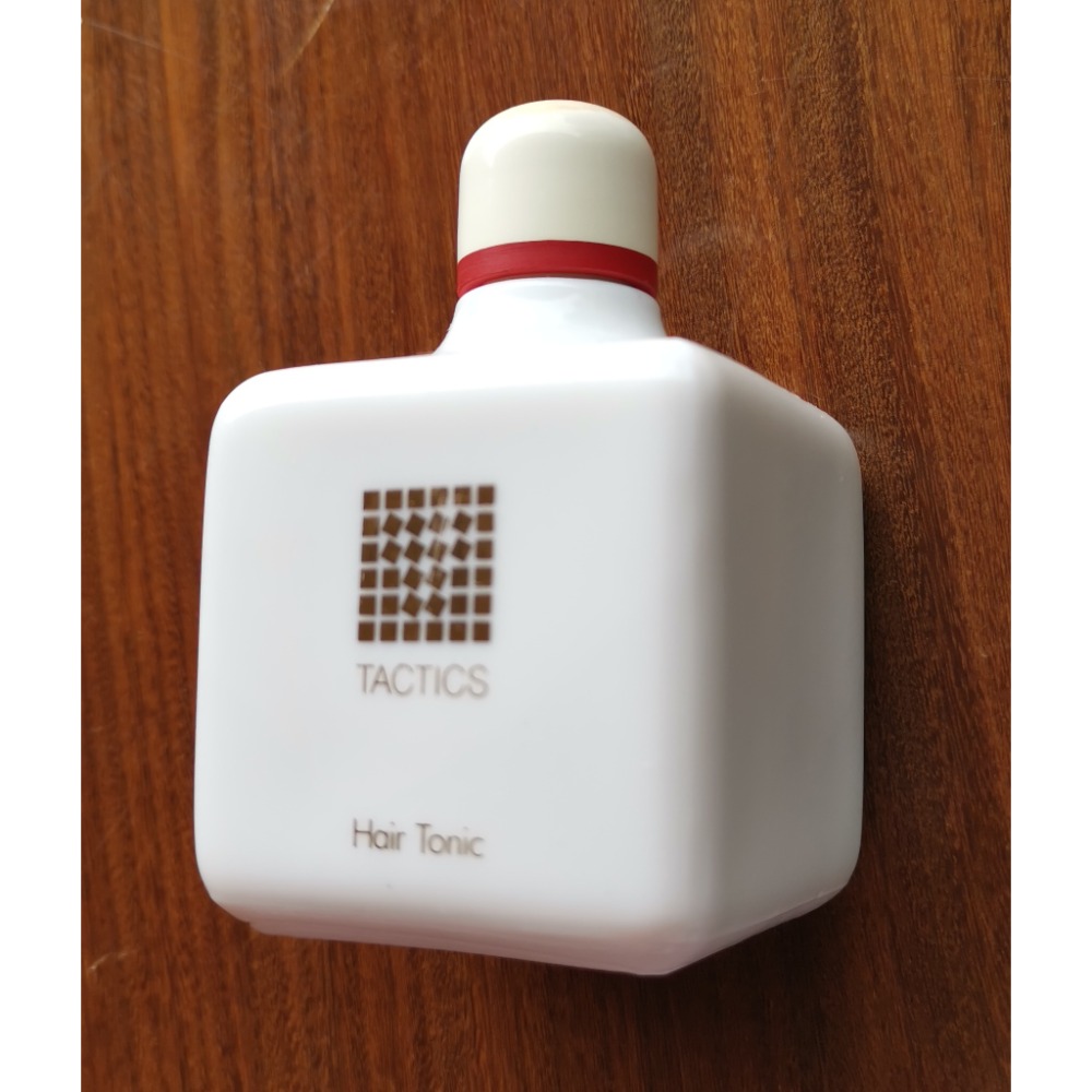 收藏品，絕版SHISEIDO TACTICS Hair Tonic頭皮水150ml裝方瓶-細節圖2