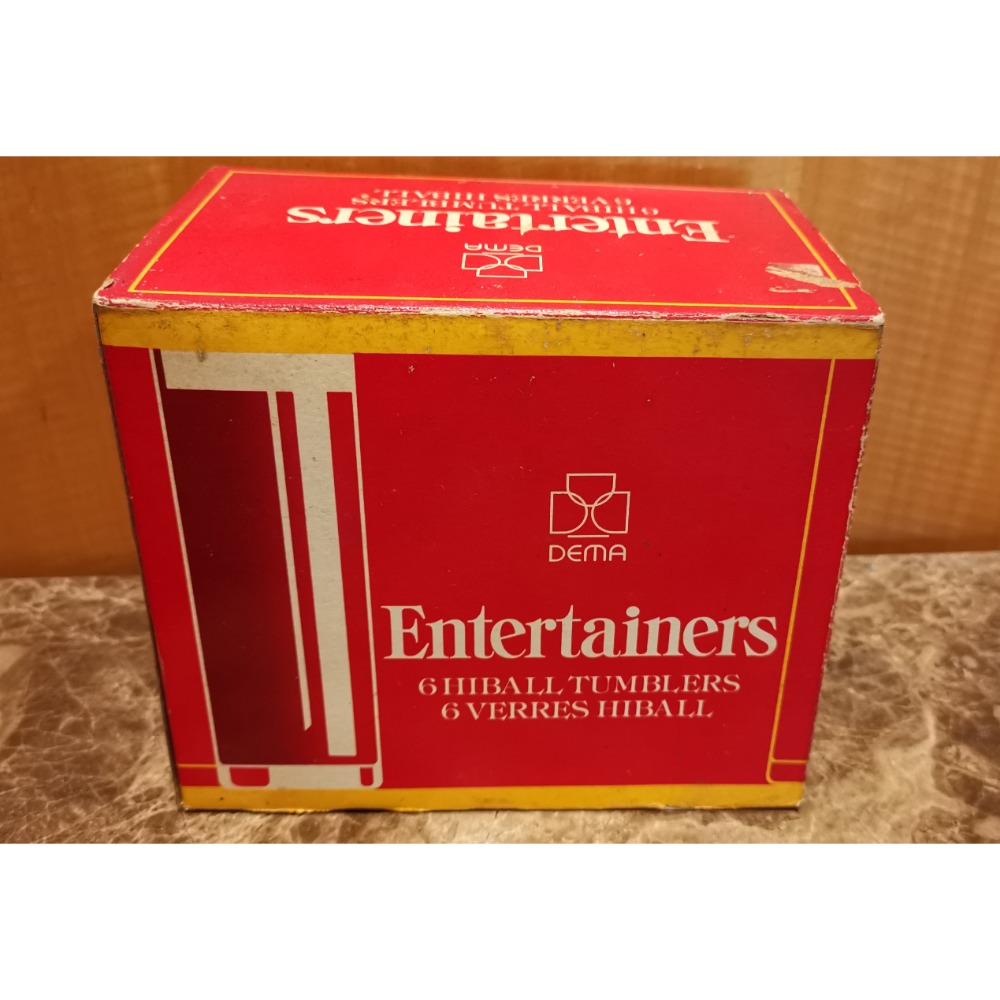 全新商品，直身玻璃杯/老式英倫風司令杯，一盒六個打包一起賣-細節圖2