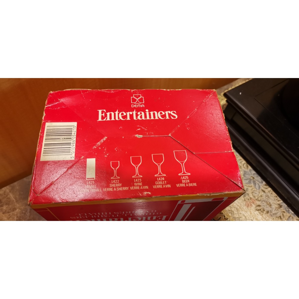 全新商品，直身玻璃杯/老式英倫風司令杯，一盒六個打包一起賣-細節圖3