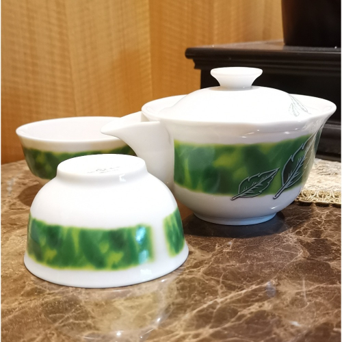 全新商品，天仁茗茶茶具組/一壺兩杯，附盒裝，另附贈兩個同花色二手茶杯 - droptocash - iOPEN Mall