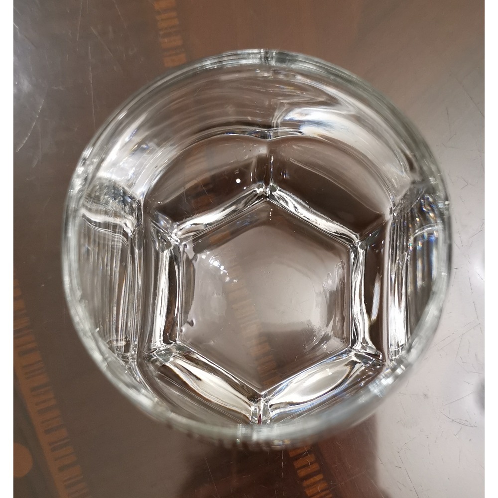 二手酒杯，Hennessy Cognac六角玻璃杯，每個售價80元，現貨12個-細節圖3