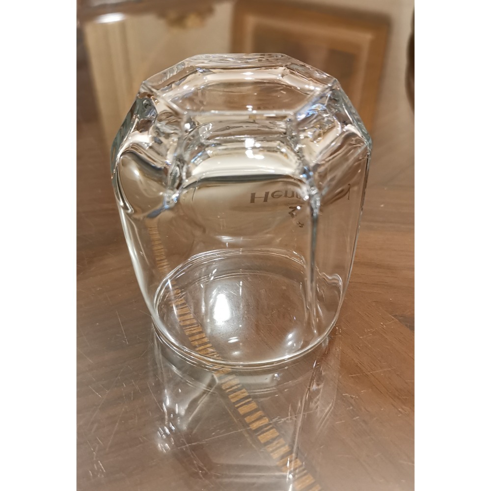 二手酒杯，Hennessy Cognac六角玻璃杯，每個售價80元，現貨12個-細節圖4