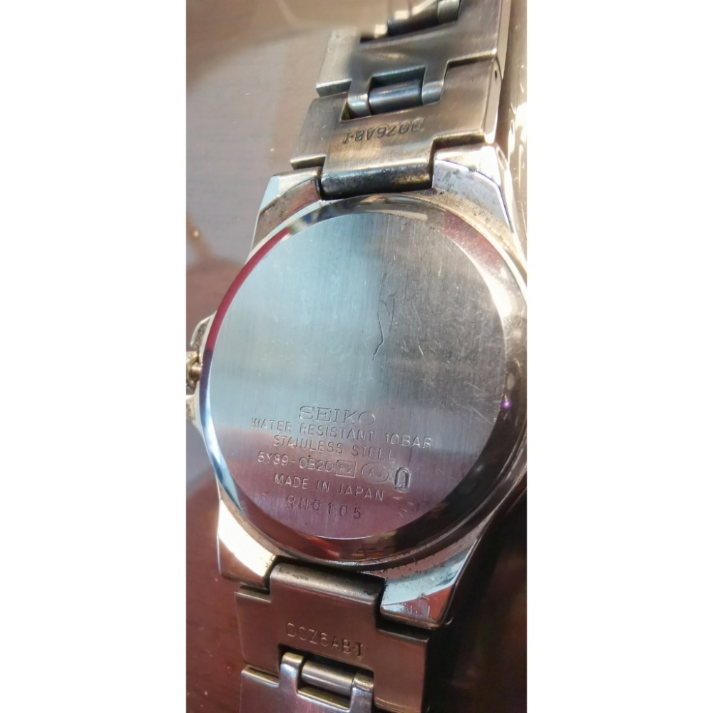 日本製！二手SEIKO LUKIA女錶，型號5Y89-0B20-細節圖2