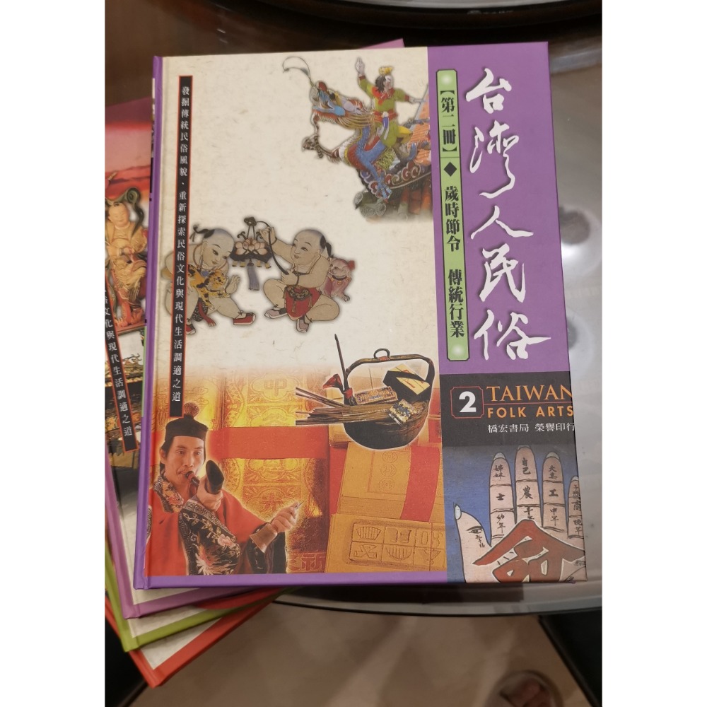 絕版二手書，臺灣人民俗，橋宏書局出版，全套共五冊，五冊一起賣-細節圖3