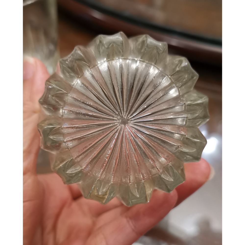 老玻璃酒杯，白馬White Horse威士忌厚底玻璃酒杯，每個售價180元-細節圖2