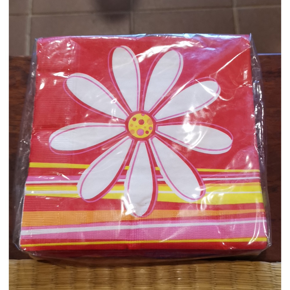 全新IKEA餐巾紙，兩種花色，合計306張，打包一起賣-細節圖3