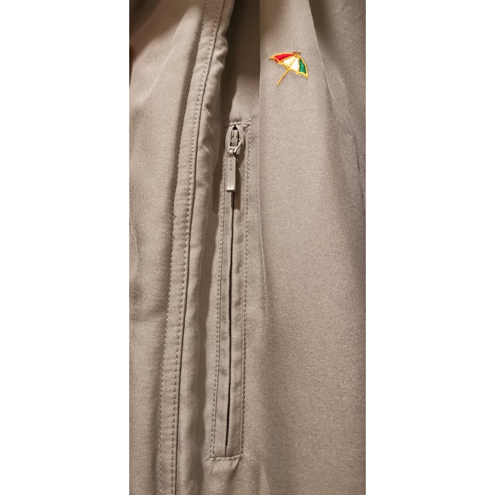 二手男士冬季外套，Arnold Palmer連帽鋪棉菱格紋內裏保暖外套，尺碼M號-細節圖5