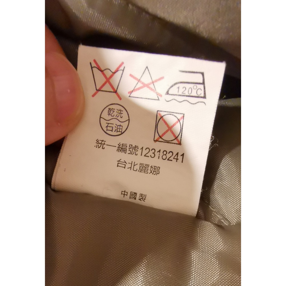 二手男士冬季外套，Arnold Palmer連帽鋪棉菱格紋內裏保暖外套，尺碼M號-細節圖9