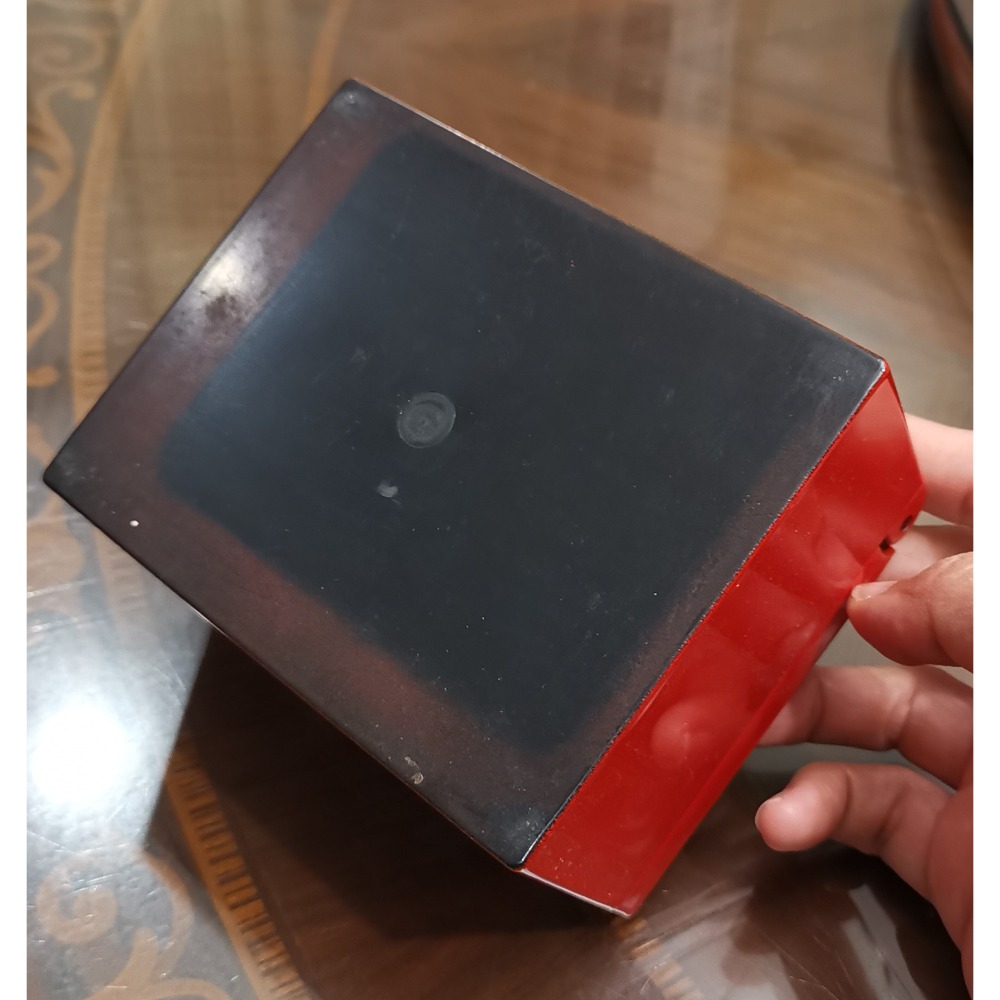 50年老收藏，日本朱紅大漆附鏡收納盒-細節圖4