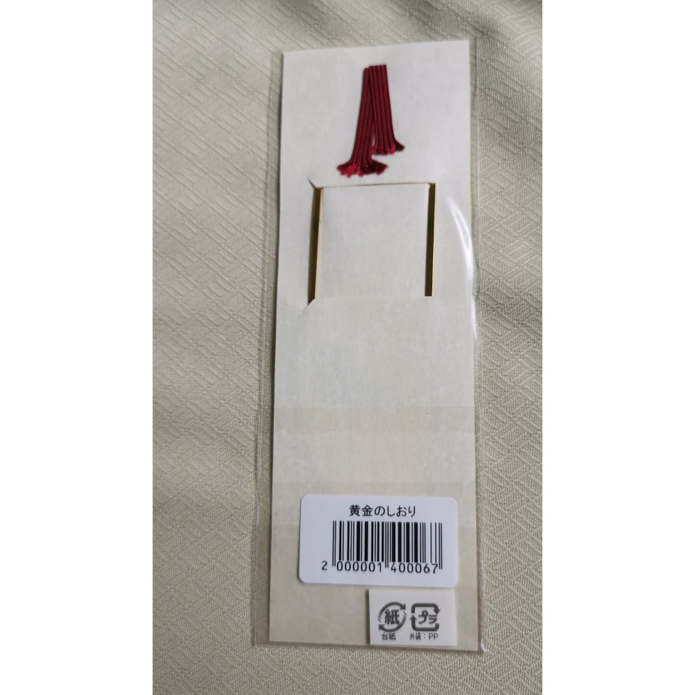 全新商品，大阪城金色書簽一張-細節圖3