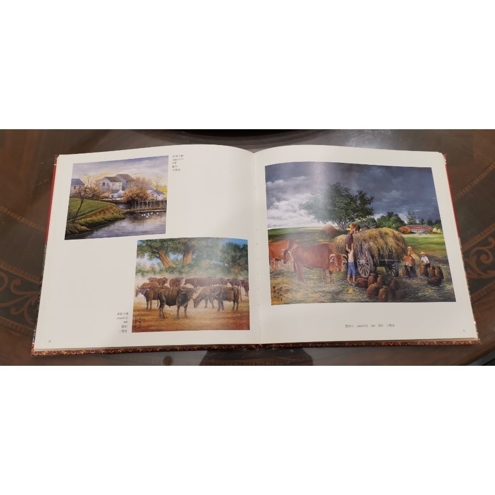 二手畫集精裝硬殼書，王雙寬全家福聯合畫集第八集，有畫家親筆簽名，2000年5月28日初版-細節圖4