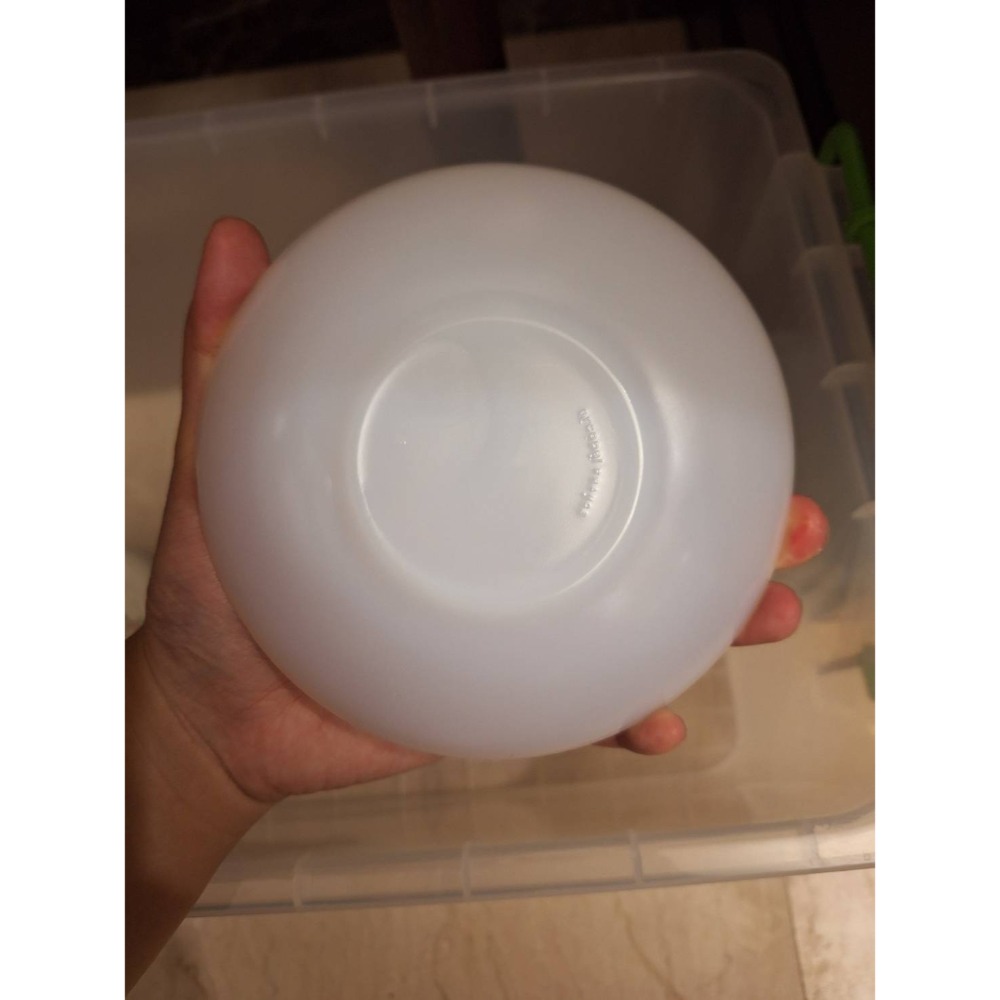 二手餐具, 法國arcopal牛奶玻璃小餐盤, 四個打包一起賣, 不拆賣-細節圖2
