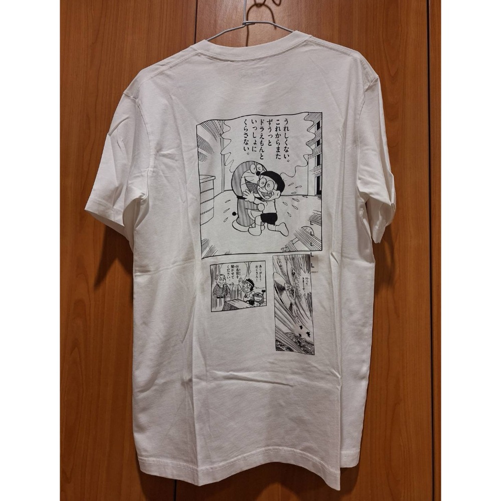 全新絕版商品, UNIQLO 藤子不二雄90週年紀念短T,男士尺碼L號,現貨一件-細節圖4