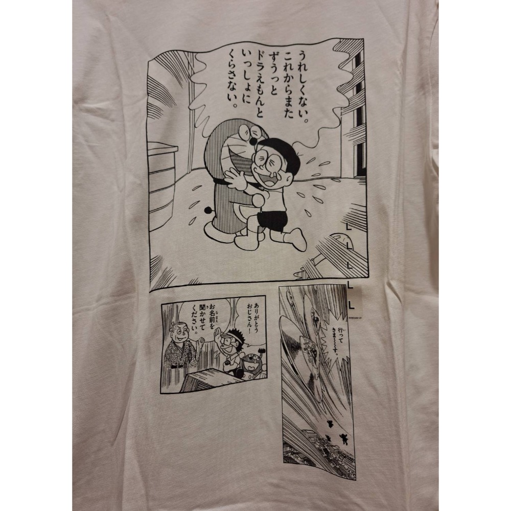 全新絕版商品, UNIQLO 藤子不二雄90週年紀念短T,男士尺碼L號,現貨一件-細節圖5