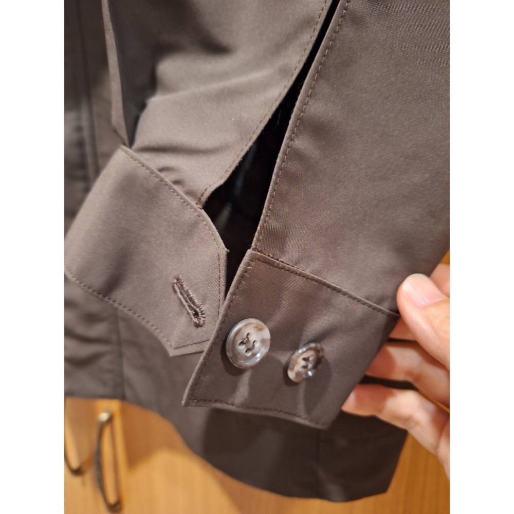 二手男士精品深咖啡色短版風衣, PIERRE BALMAIN GOLD LABEL,尺碼52號-細節圖6