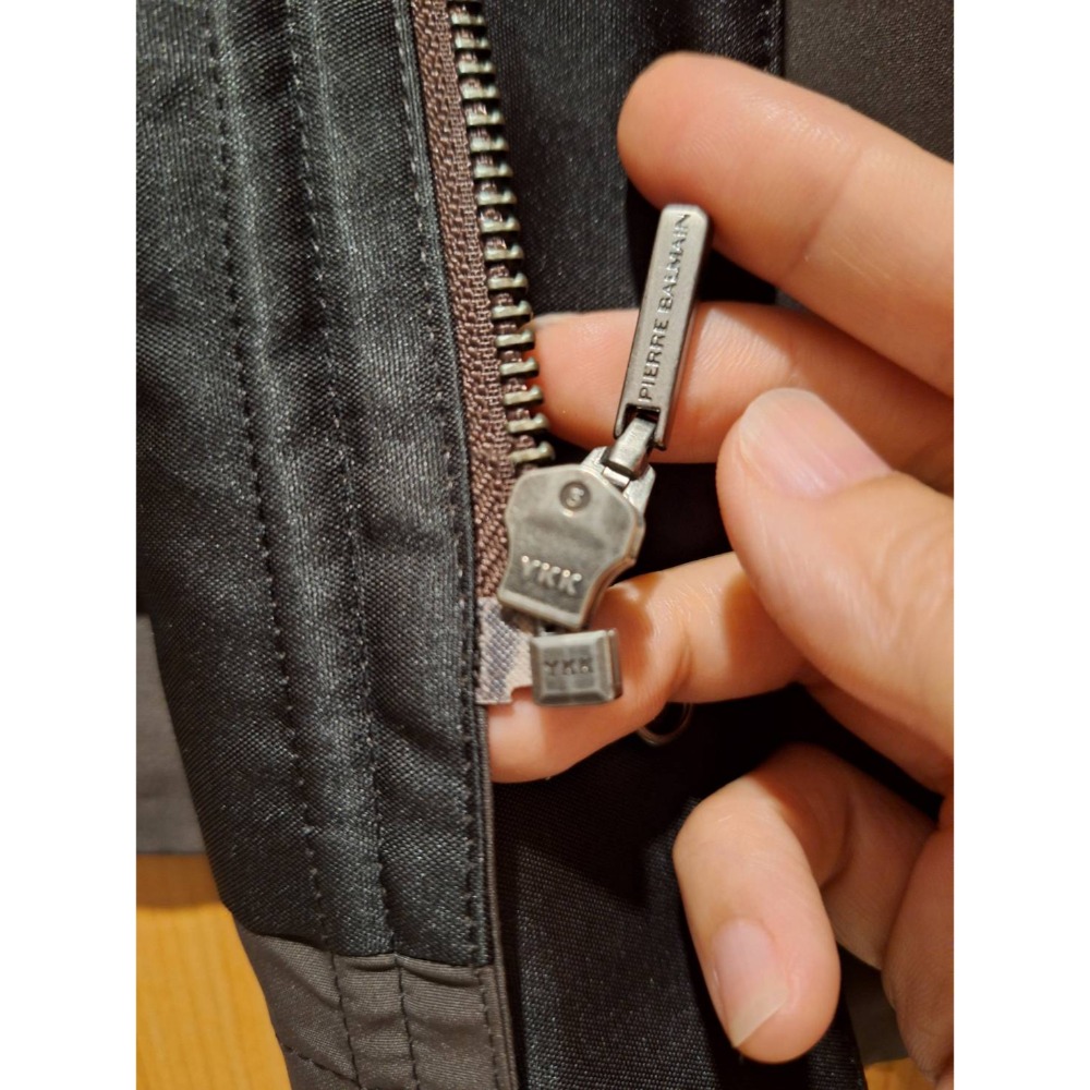 二手男士精品深咖啡色短版風衣, PIERRE BALMAIN GOLD LABEL,尺碼52號-細節圖7