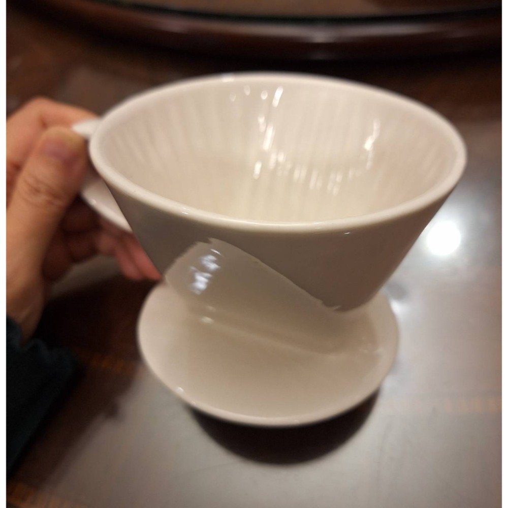 Kalita 102白色陶瓷梯形咖啡濾杯-細節圖3