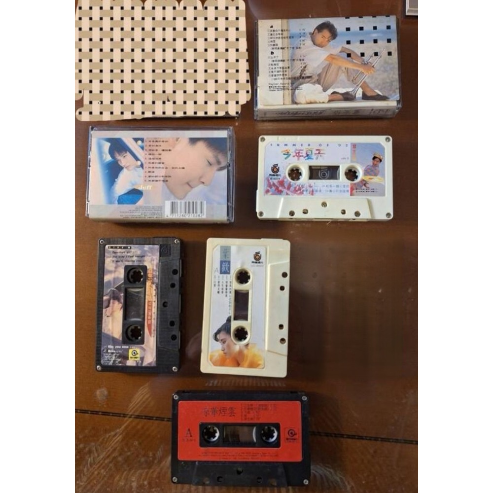 二手錄音帶, 童安格、張信哲、林志穎、周華健、葉歡、京華煙雲, 售價不一-細節圖4