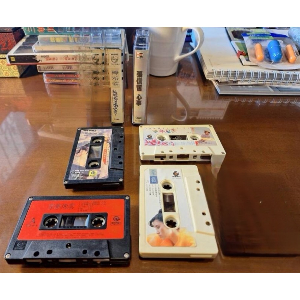 二手錄音帶, 童安格、張信哲、林志穎、周華健、葉歡、京華煙雲, 售價不一-細節圖5