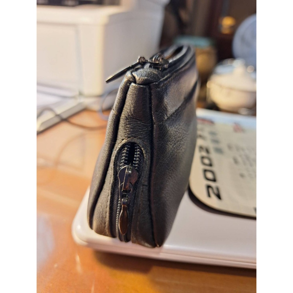 二手商品, 德國製造雪茄用具黑色真皮收納包+雪茄剪,兩樣商品打包一起賣-細節圖4