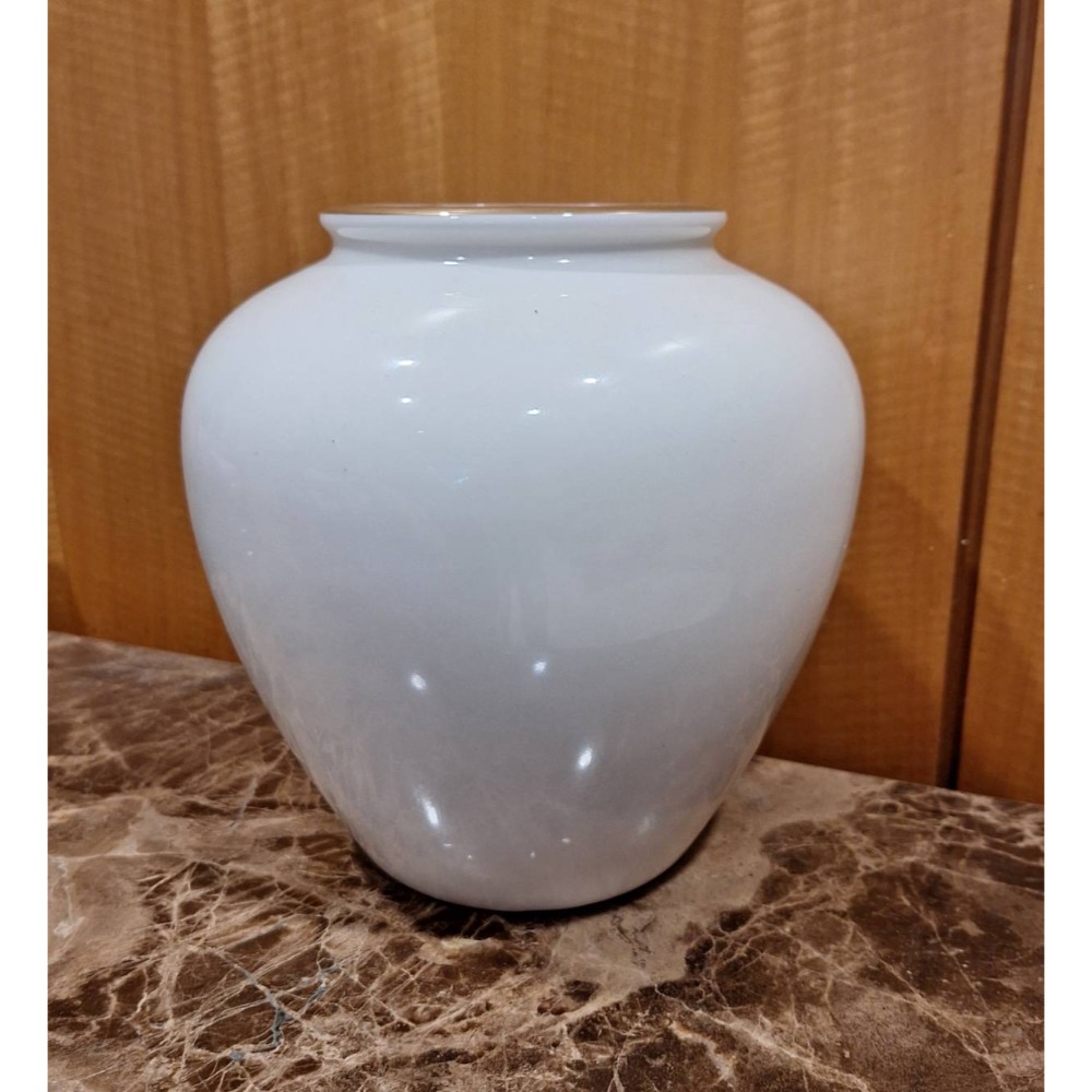 日本製造,幸山窯富貴牡丹圓球花瓶-細節圖2