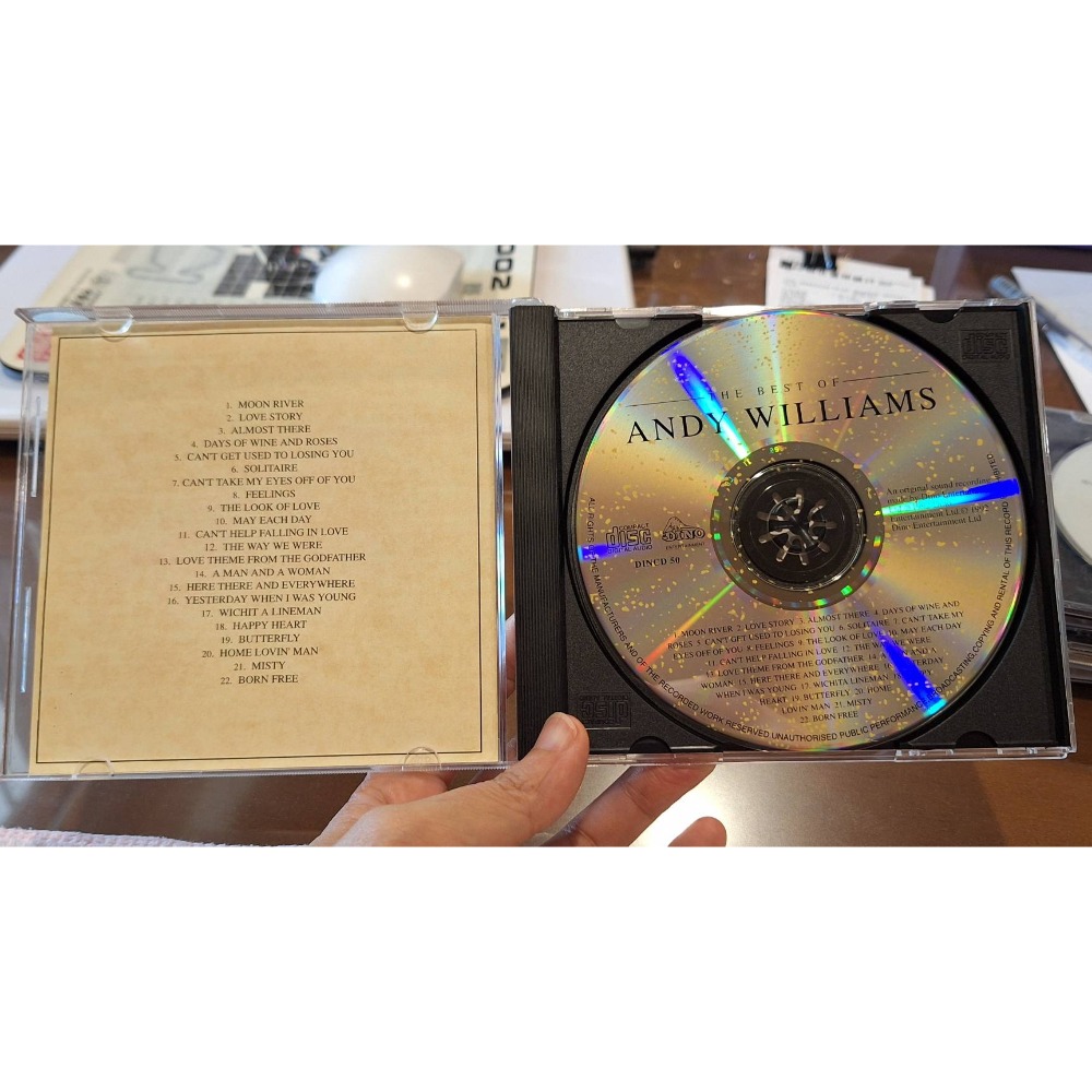 二手CD, The Best of Andy Williams by DINO ENTERTAINMENT-細節圖3