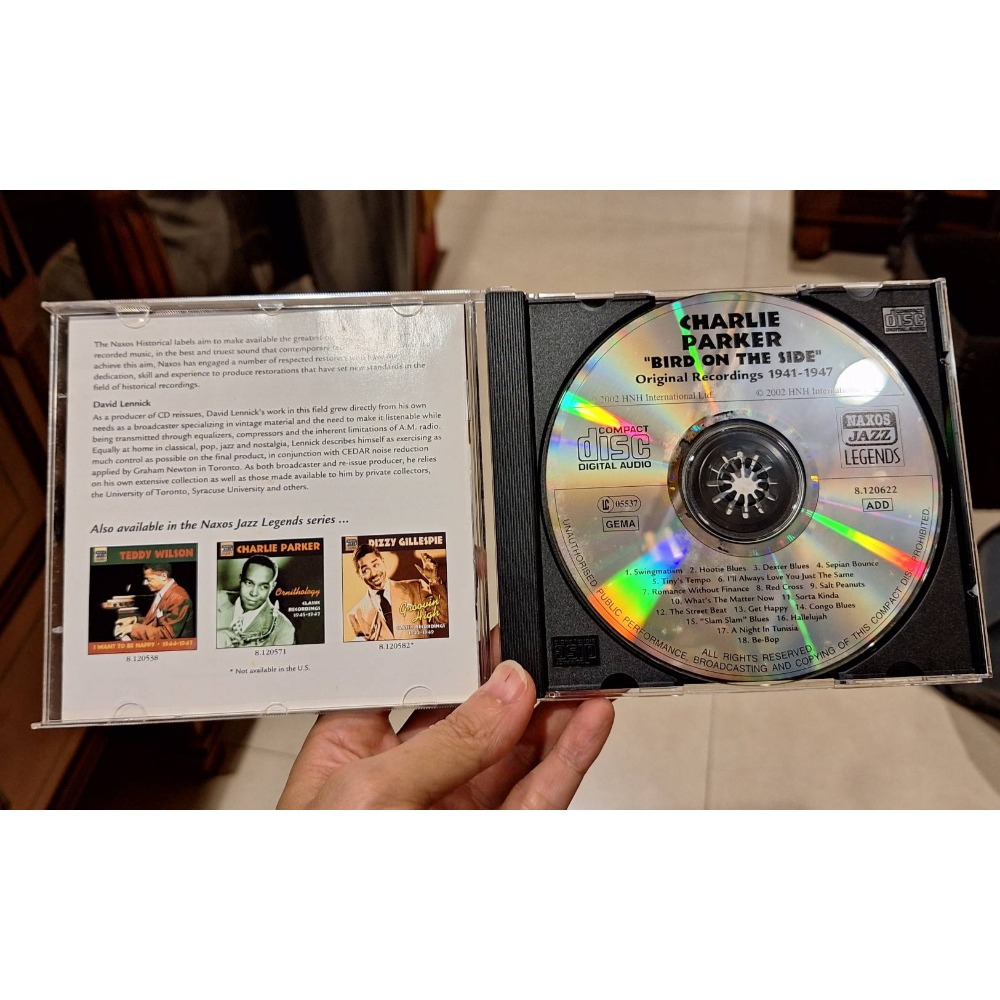 二手CD, Charlie Parker/Bird on the side-細節圖4
