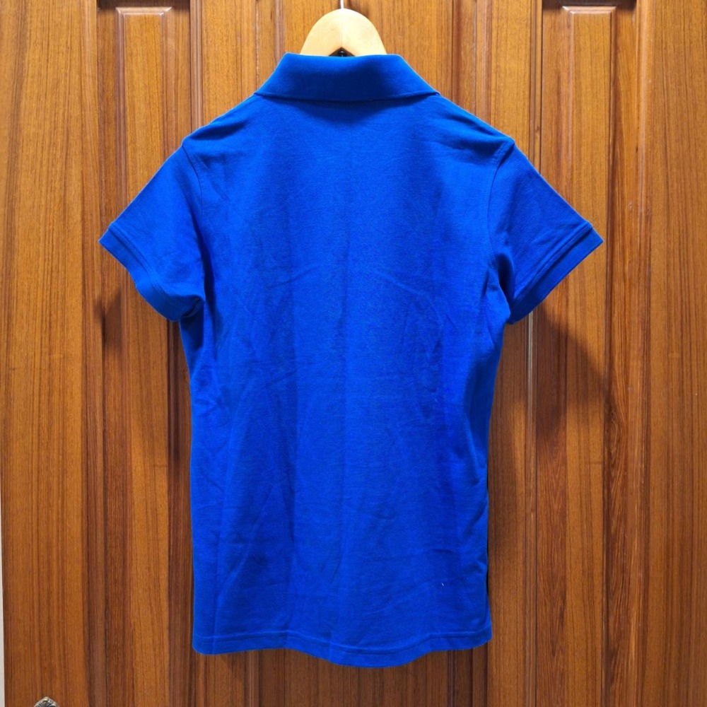 二手衣, 女士寶藍色立領短袖Polo衫,尺碼S號-細節圖2