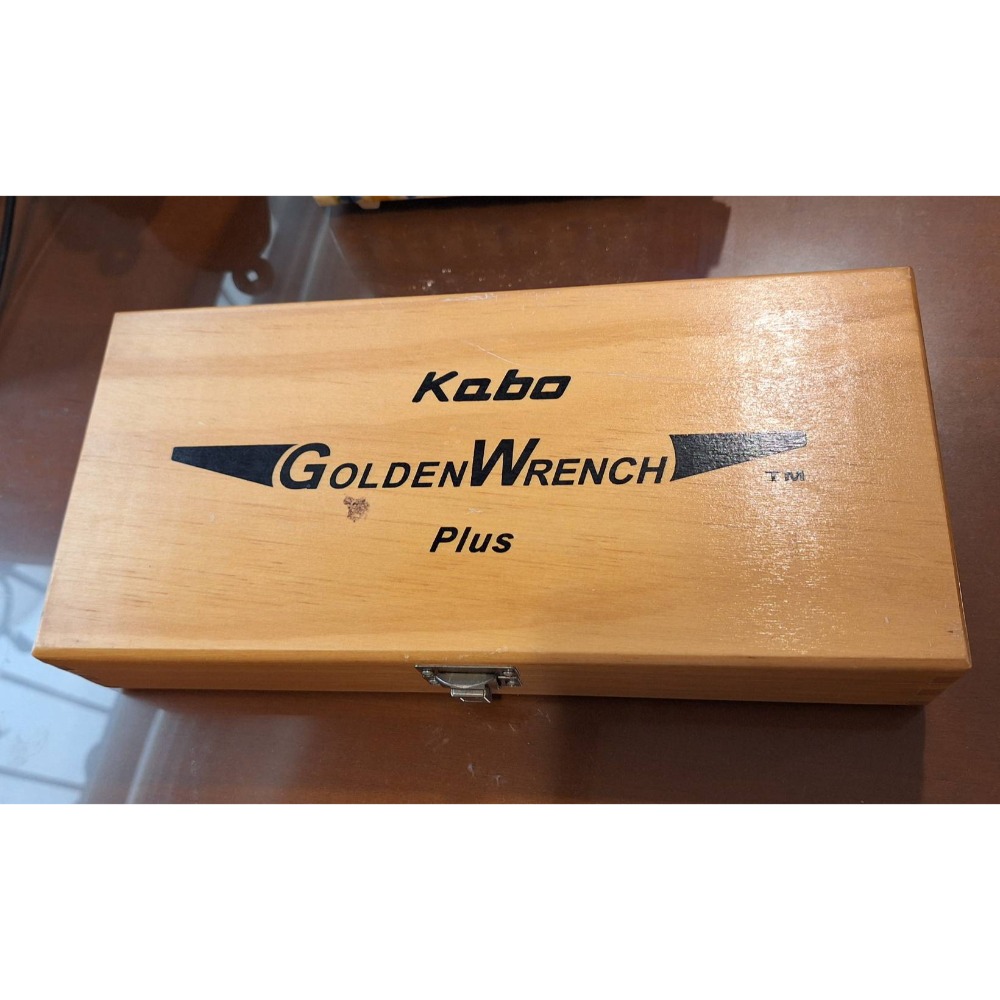 全新工具組, kabo金色扳手組合，一組6隻, 附收納木盒-細節圖3