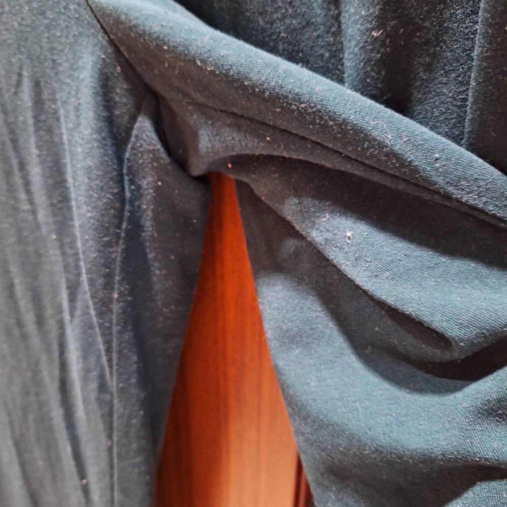 二手衣物！NET女士綠色闊腿褲, 適合尺碼M-L號,春秋兩季穿著-細節圖3