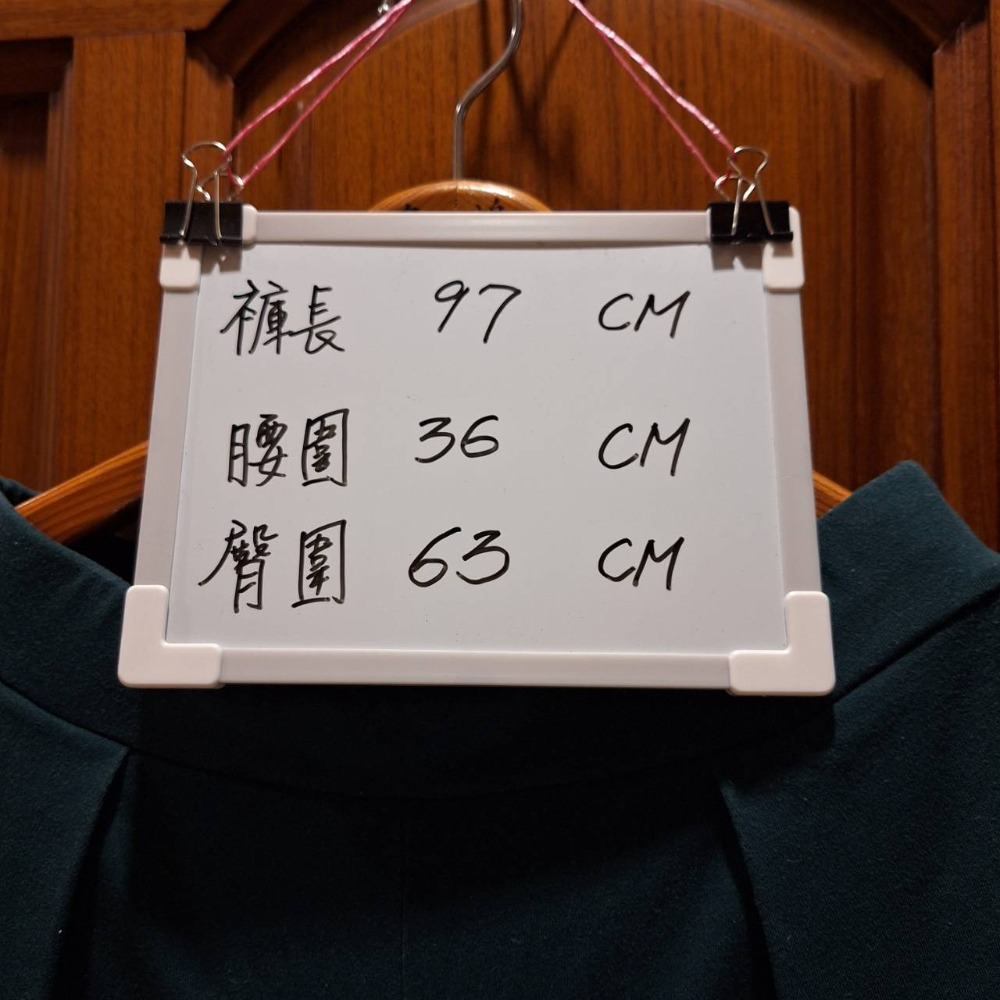 二手衣物！NET女士綠色闊腿褲, 適合尺碼M-L號,春秋兩季穿著-細節圖6