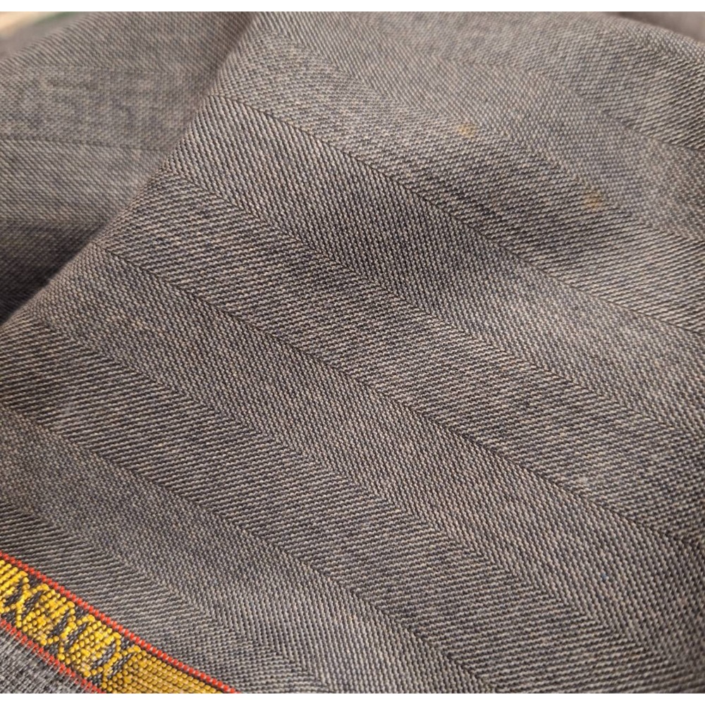 全新西裝布料,英國製造DORMEUIL SUPER 90＇s 深灰色羊毛布料-細節圖8